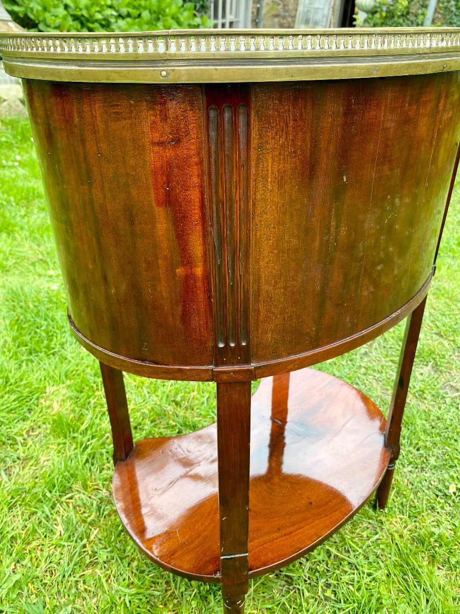 Chiffonniere Table Or Flying Table. Mahogany. Louis XVI. 18th Century-photo-1
