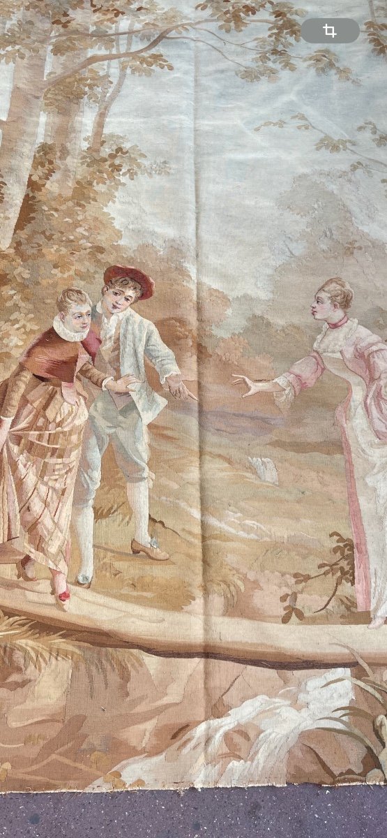 A Beautiful 19th Century Tapestry -photo-3