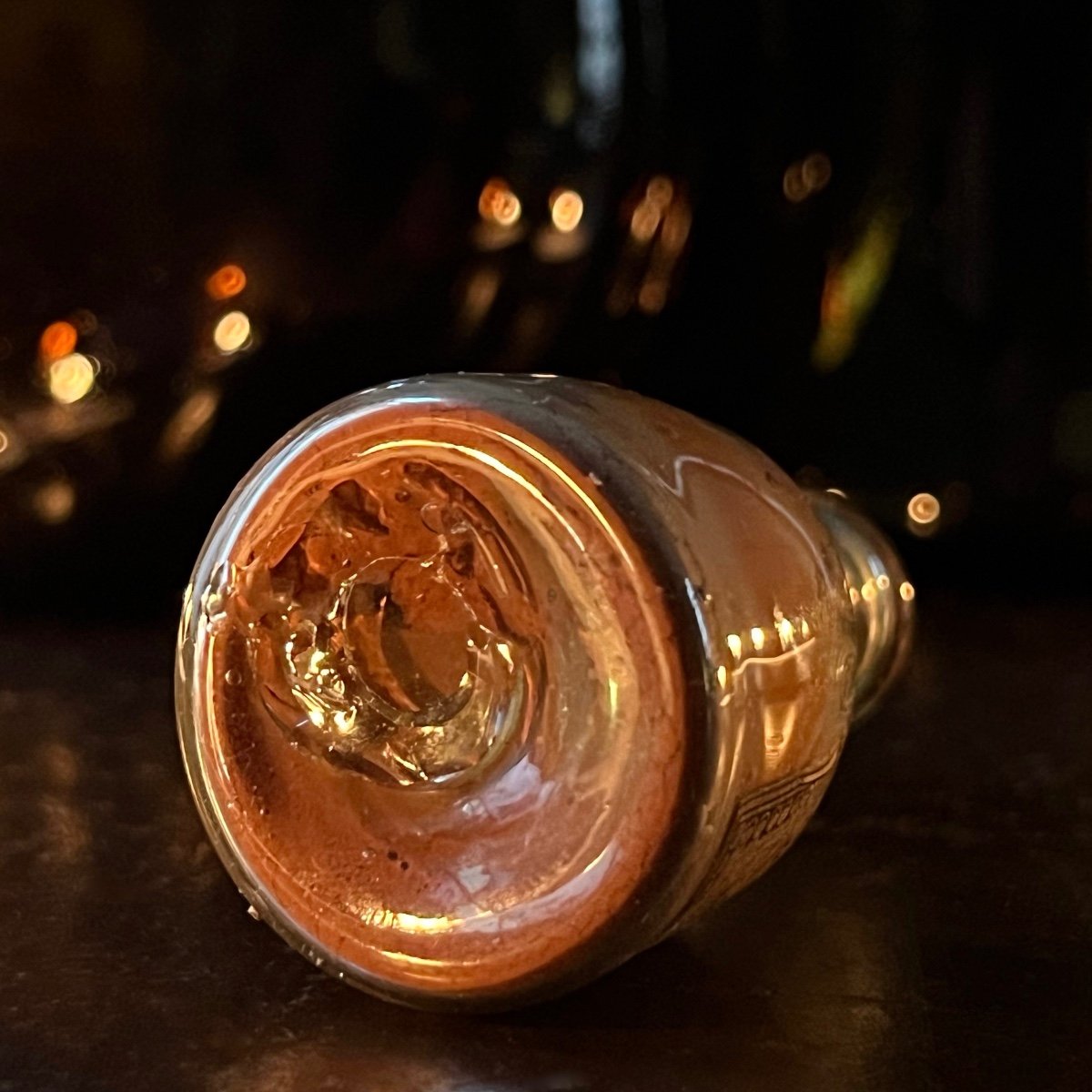 Pharmacy Bottle In Blown Glass 18th Century Dupuis Pharmacist In Toulouse Medicine 18th -photo-3
