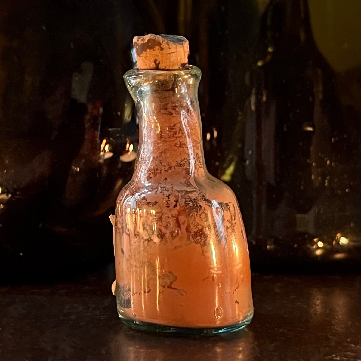 Pharmacy Bottle In Blown Glass 18th Century Dupuis Pharmacist In Toulouse Medicine 18th -photo-4