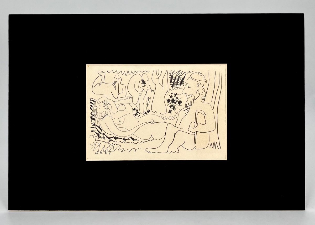 Pablo Picasso - Autograph Postcard Sent To Photographer Raymond Fabre In 1962 -photo-6