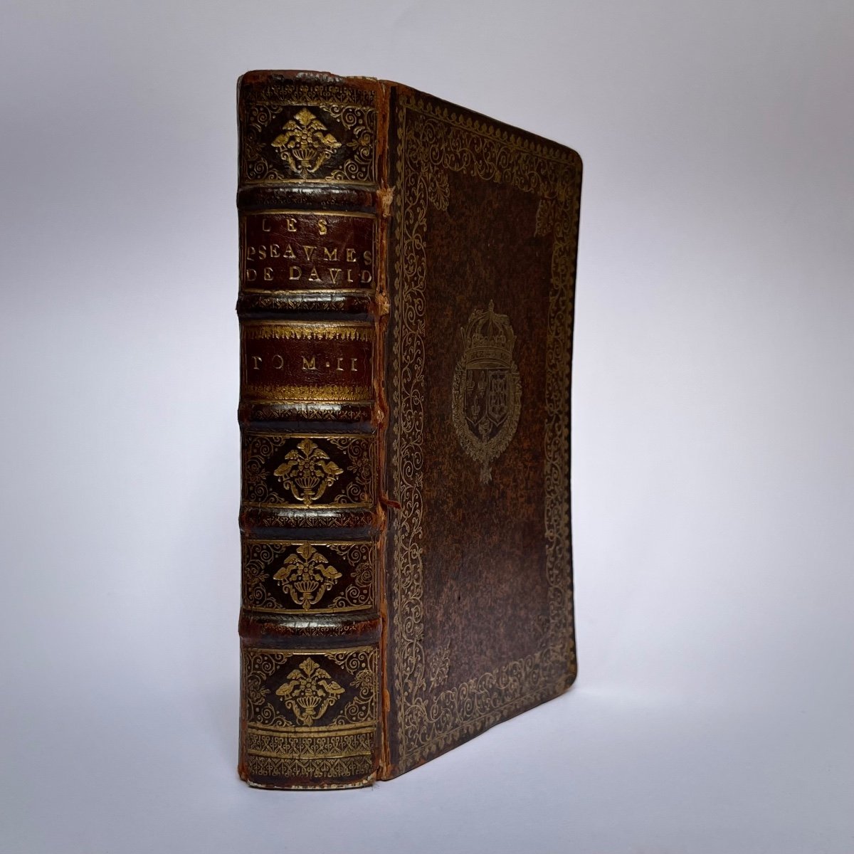 Secret Book With The Arms Of France From 1689 17th Century Secret Box 17th Century -photo-3