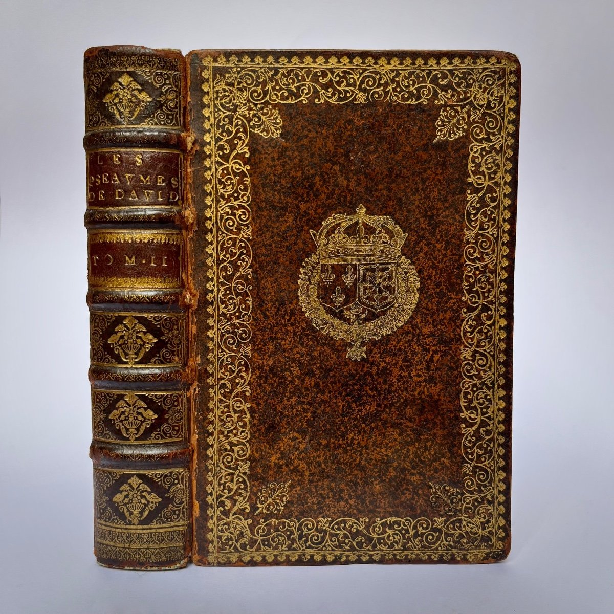 Secret Book With The Arms Of France From 1689 17th Century Secret Box 17th Century -photo-4