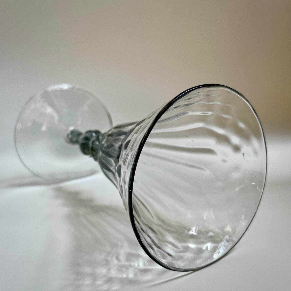 Fern Glass With "pumpkin" Knots, Late 17th - Early 18th Century-photo-7