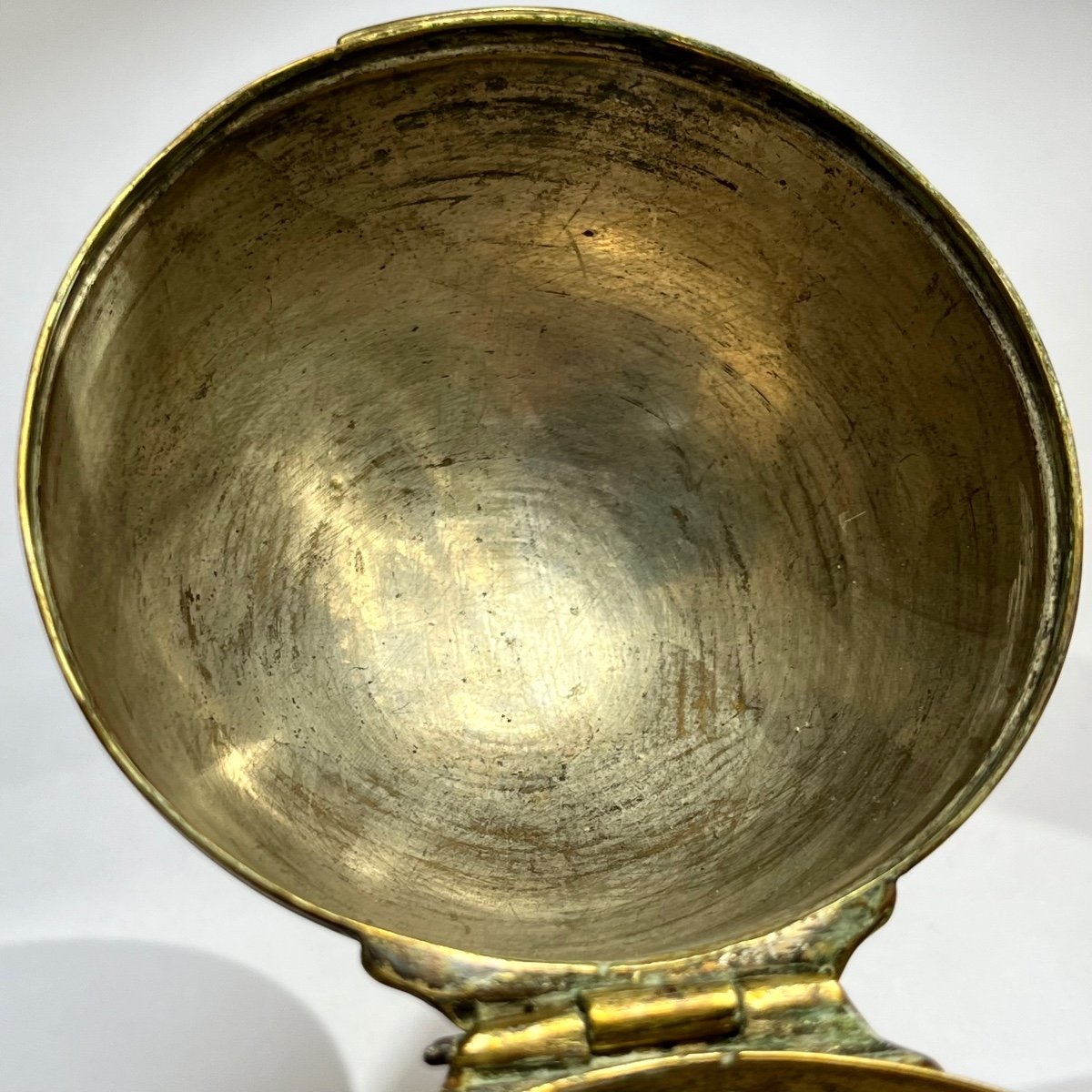 18th Century Bronze Soap Or Sponge Ball 18th Century Toilet-photo-5