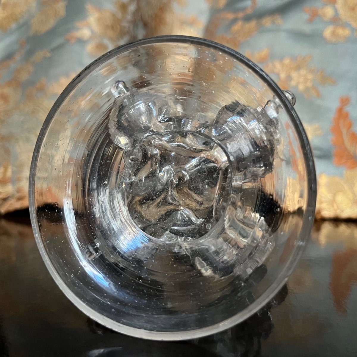 Blown Glass Salt Cellar, Normandy 18th Century 18th Century Salt Cellar-photo-6