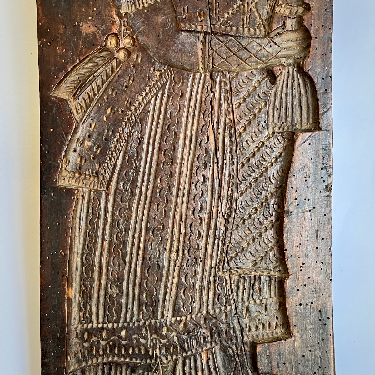Carved Wooden Gingerbread Or Couque Mold - Folk Art Belgium Alsace 19th Century 19th-photo-4