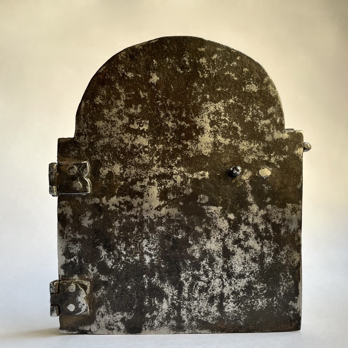 Portable Altar In Wrought Iron 17th - 18th Century Saint Francis Of Assisi Object Of Devotion 17th 18th-photo-2