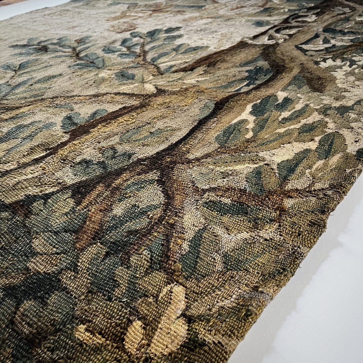 Fragment Of An 18th Century Aubusson Tapestry, 18th Century Gallant Scene -photo-6