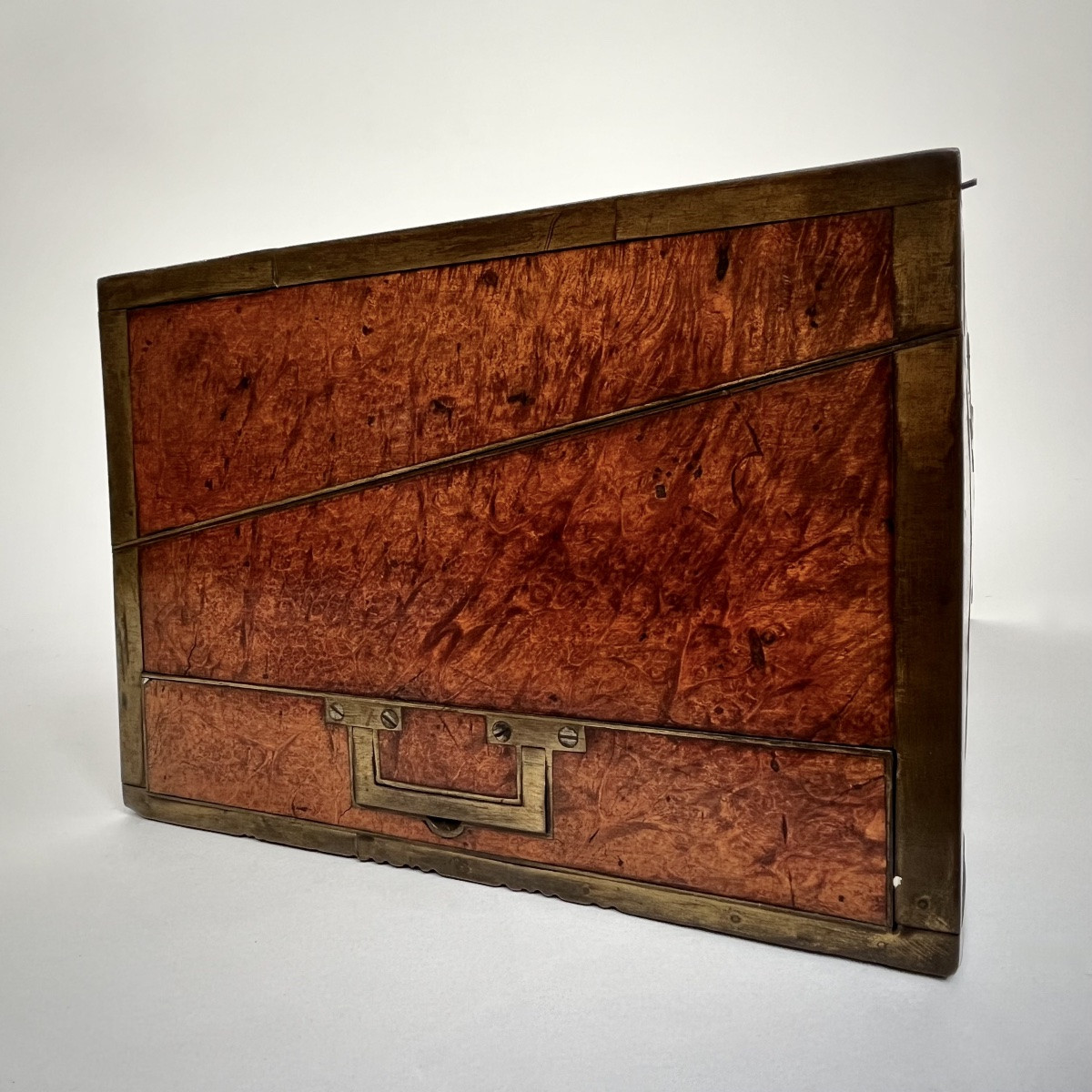 19th Century Travel Writing Case In 19th Century Burl-photo-3