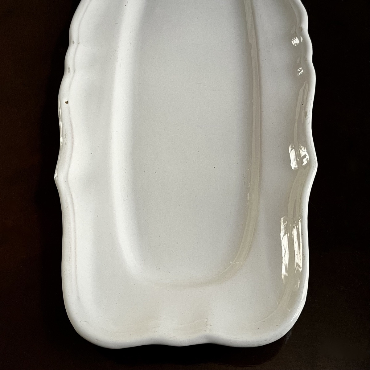 Large Fish Dish In Earthenware From Moustiers Or The South Of France, Late 18th - Early 19th Century-photo-4