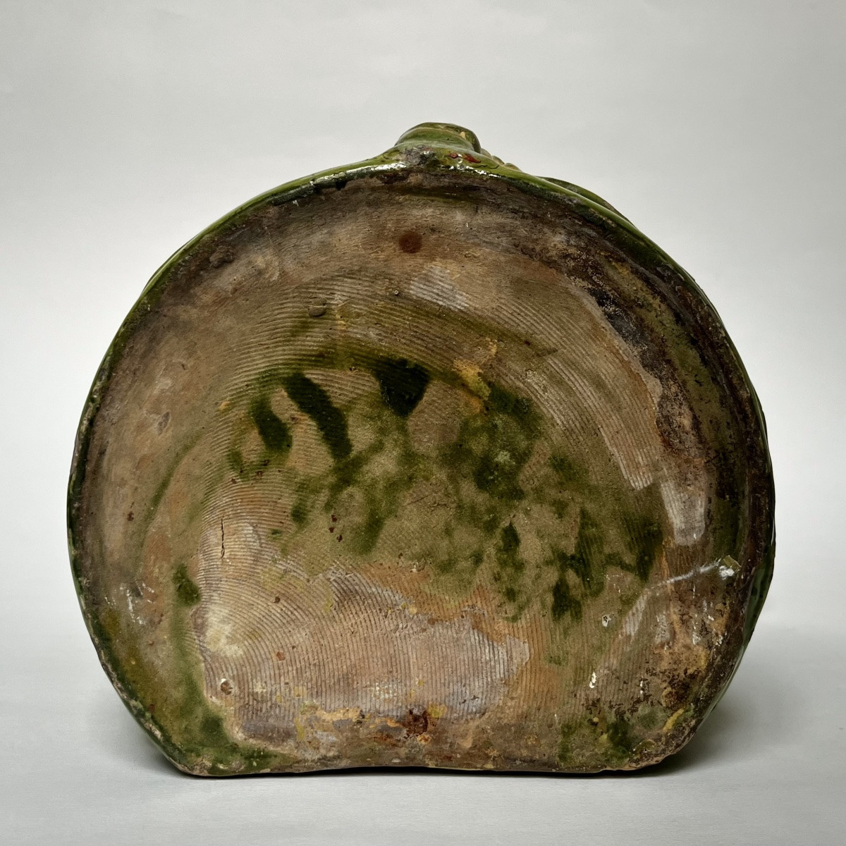 Fontaine murale en terre vernissée verte, Provence, fin du XVIIIᵉ siècle art populaire 18e-photo-7