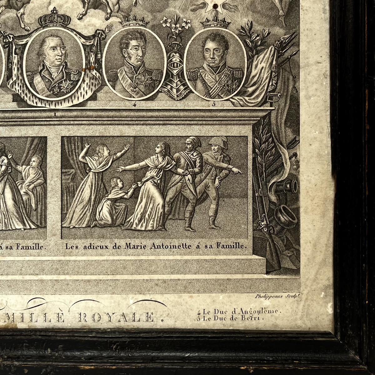 Calendrier perpétuel royaliste 1816 - 1823 Louis XVIII  - Restauration début XIXe siècle 19e-photo-6