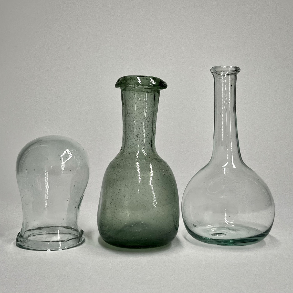 Glassware From Languedoc Or The South Of France, Green Glass, 18th Century, Folk Art, 19th Century-photo-3
