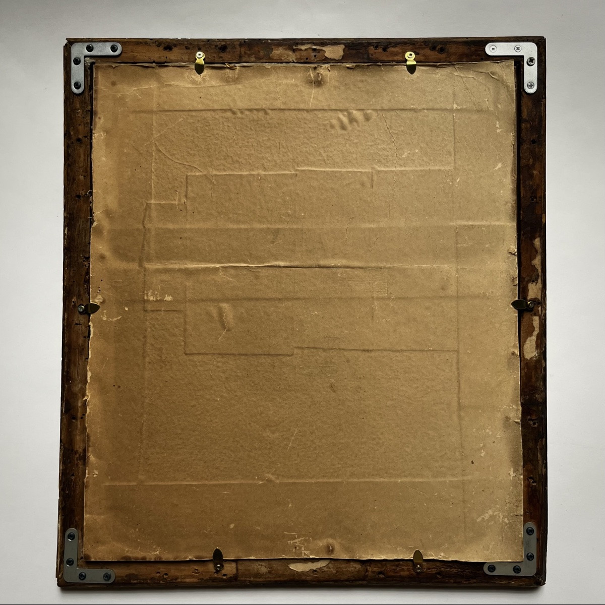 Saint Robert, broderie de fils métalliques sur soie datée 1810 - Art populaire XIXe siècle 19e-photo-6