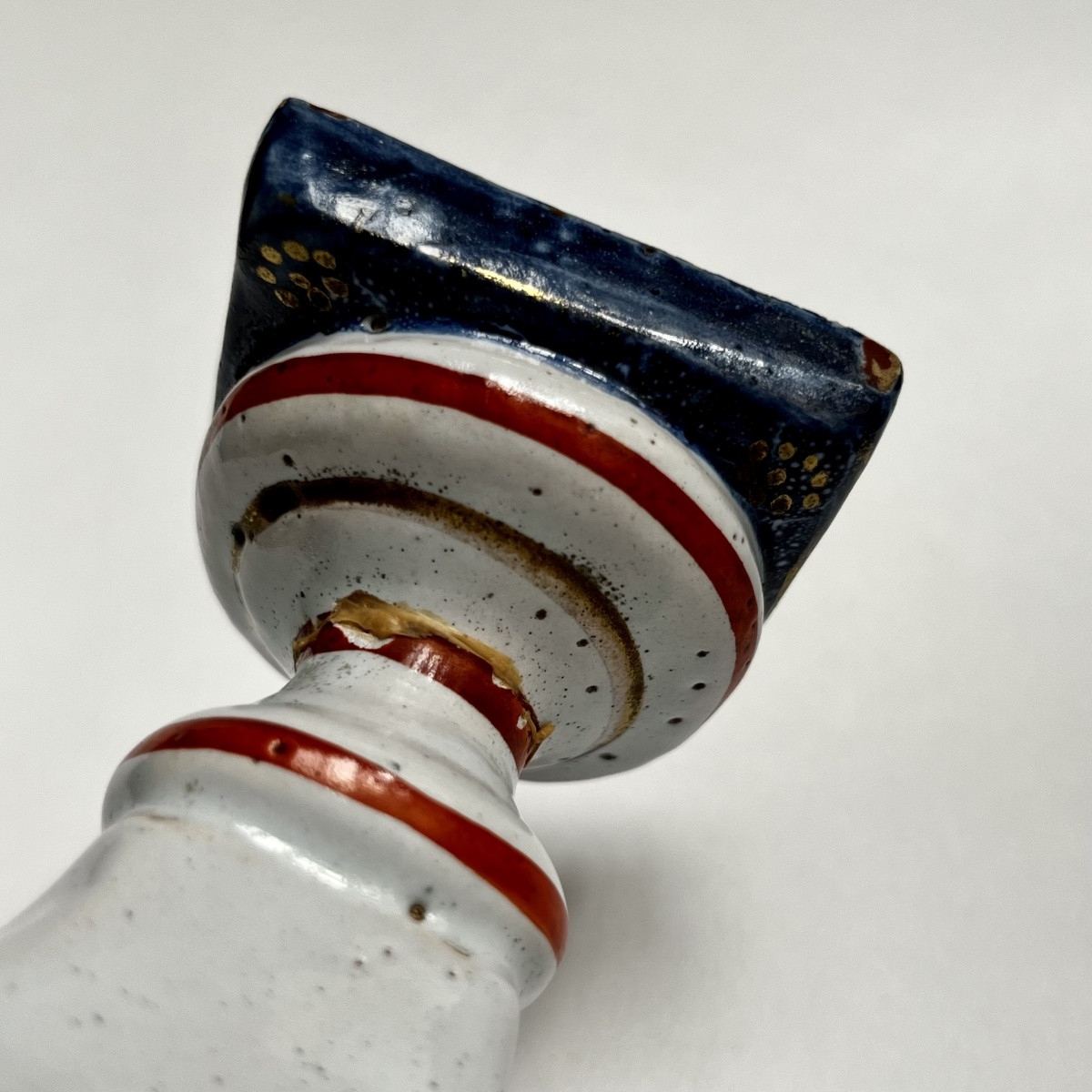 Horatio Nelson, buste en faïence de Desvres XIXe siècle 19e -photo-5