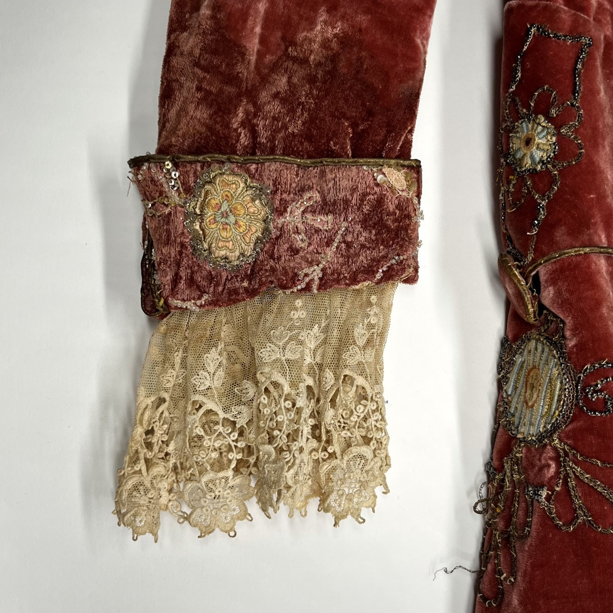 Children's Theatrical Costume Jacket Made From 18th-century Costume Fabric-photo-3