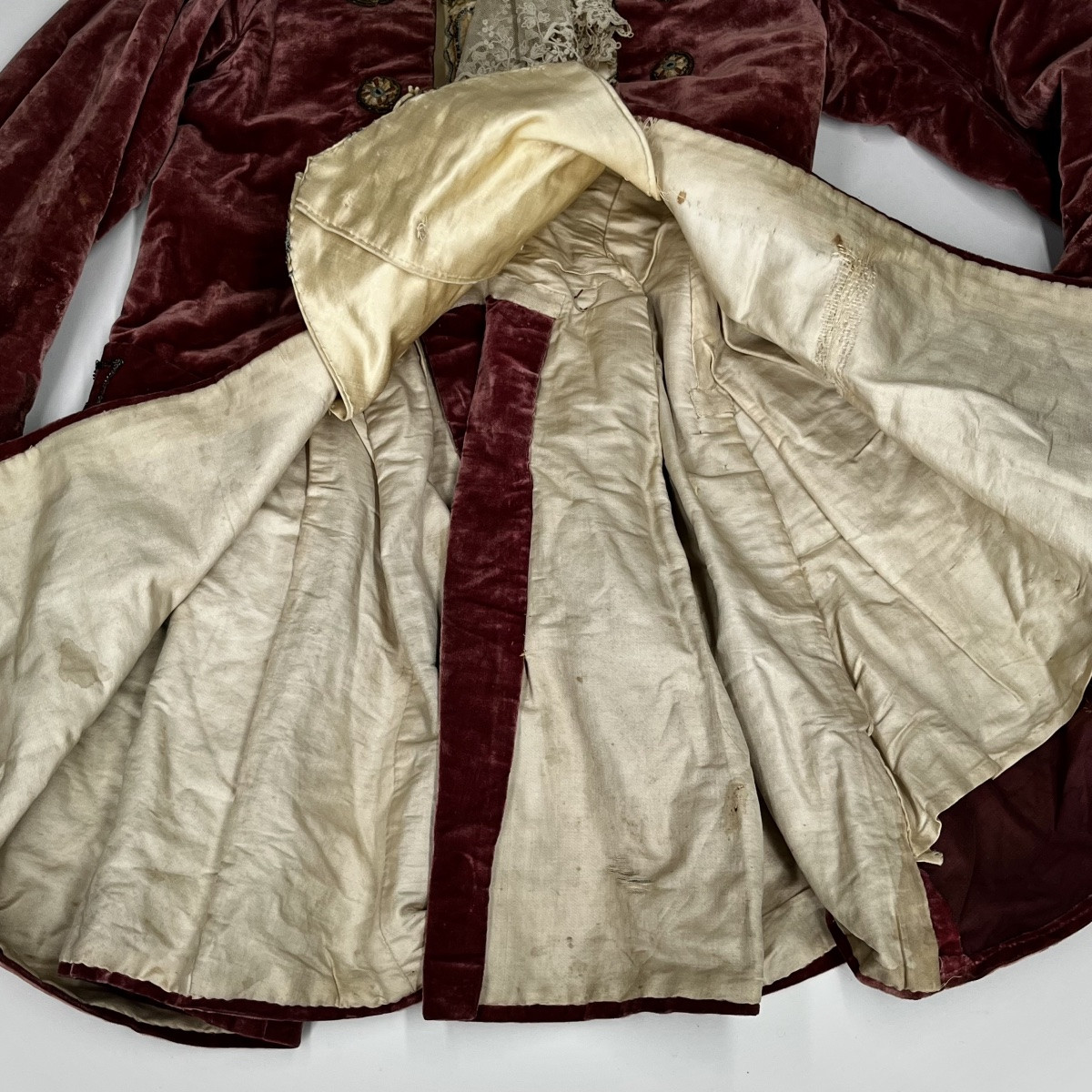Children's Theatrical Costume Jacket Made From 18th-century Costume Fabric-photo-8