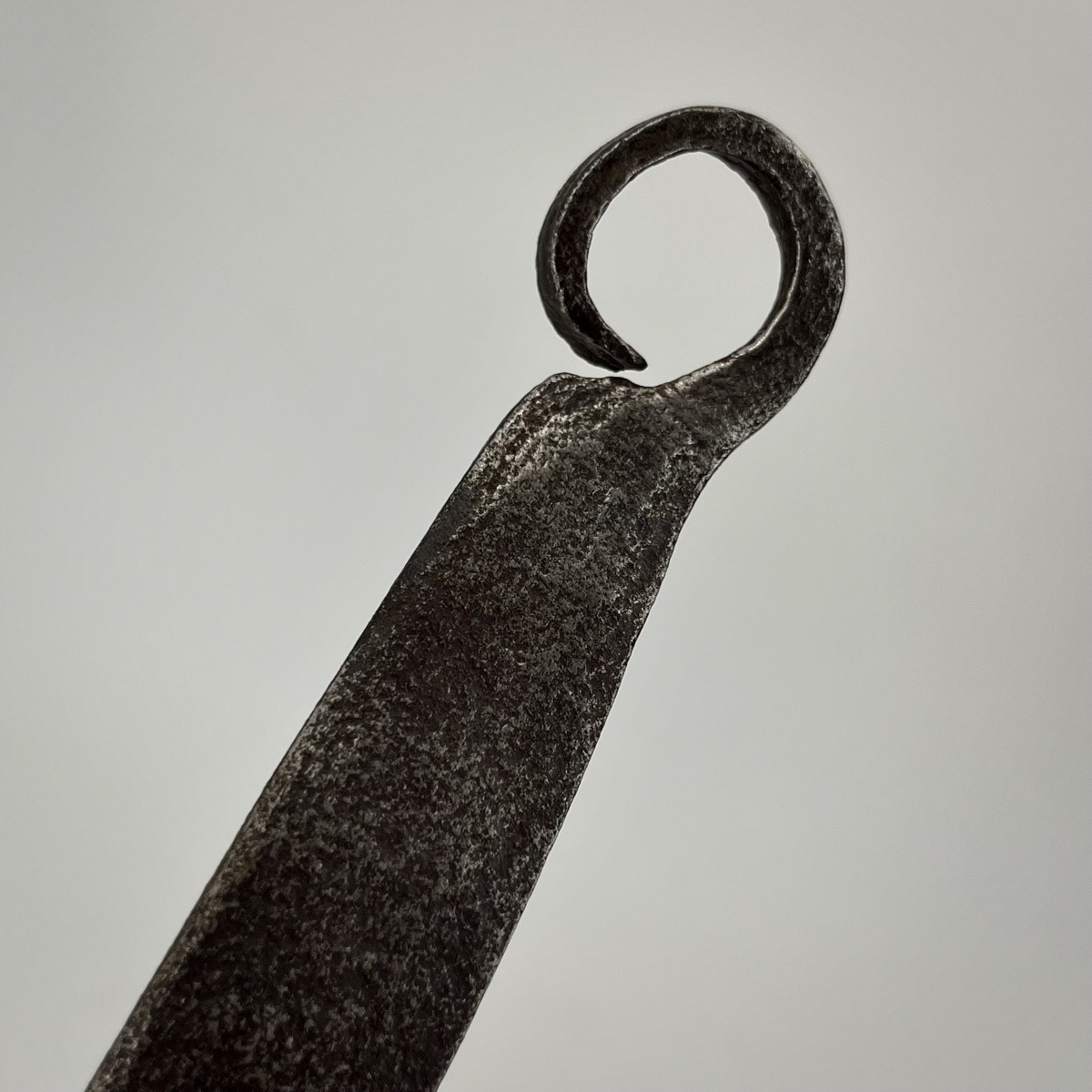 Gril tournant en fer forgé XVIIe - XVIIIe grille à viande 17e art populaire 18e siècle-photo-1