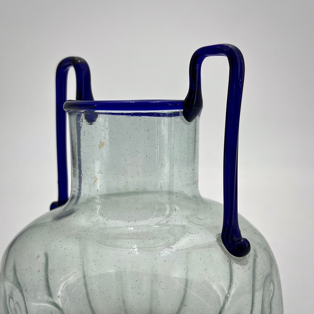 Vase With Detached Handles In Blown Glass From The 1920s-1930s, Art Deco Murano, 20th Century-photo-2