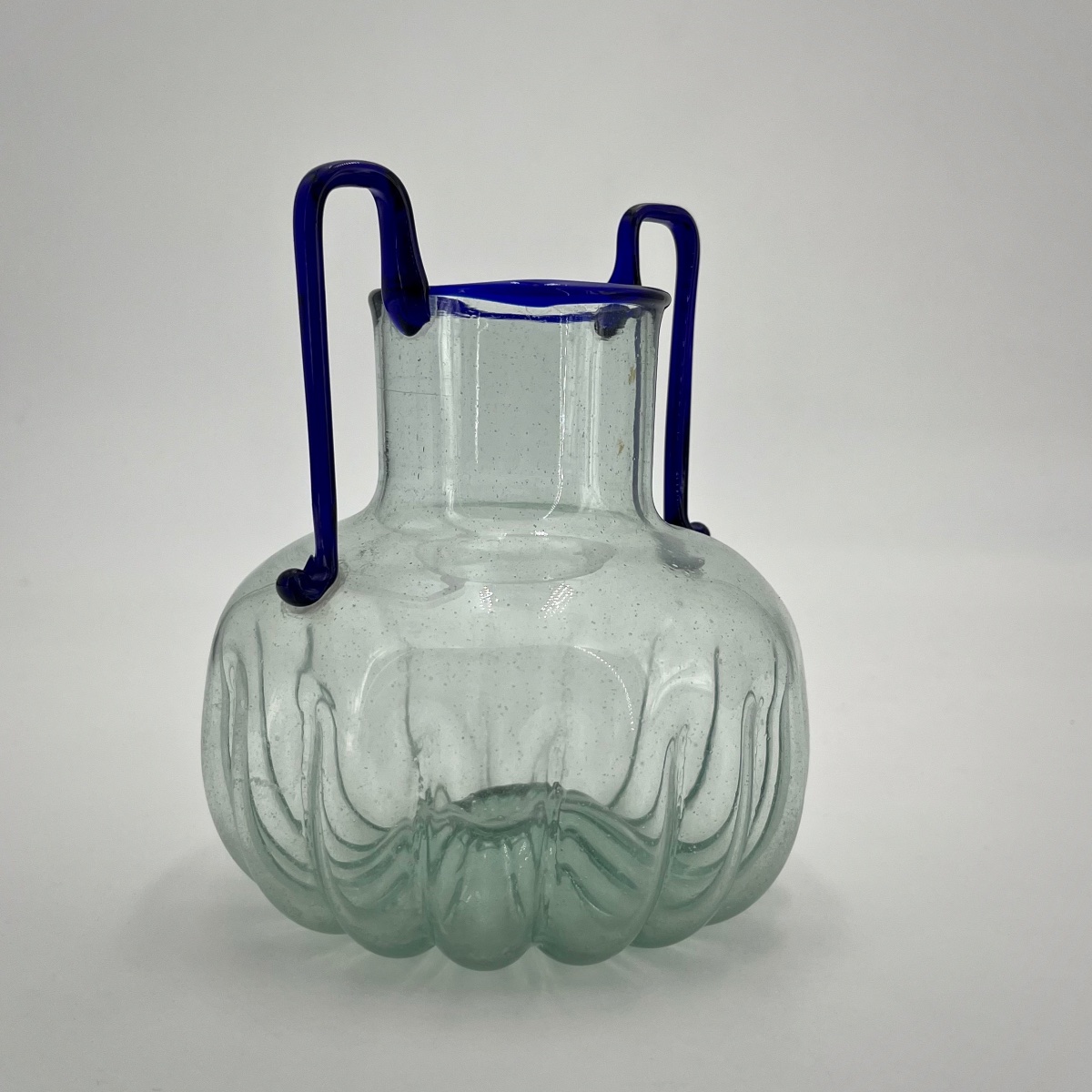 Vase With Detached Handles In Blown Glass From The 1920s-1930s, Art Deco Murano, 20th Century-photo-5