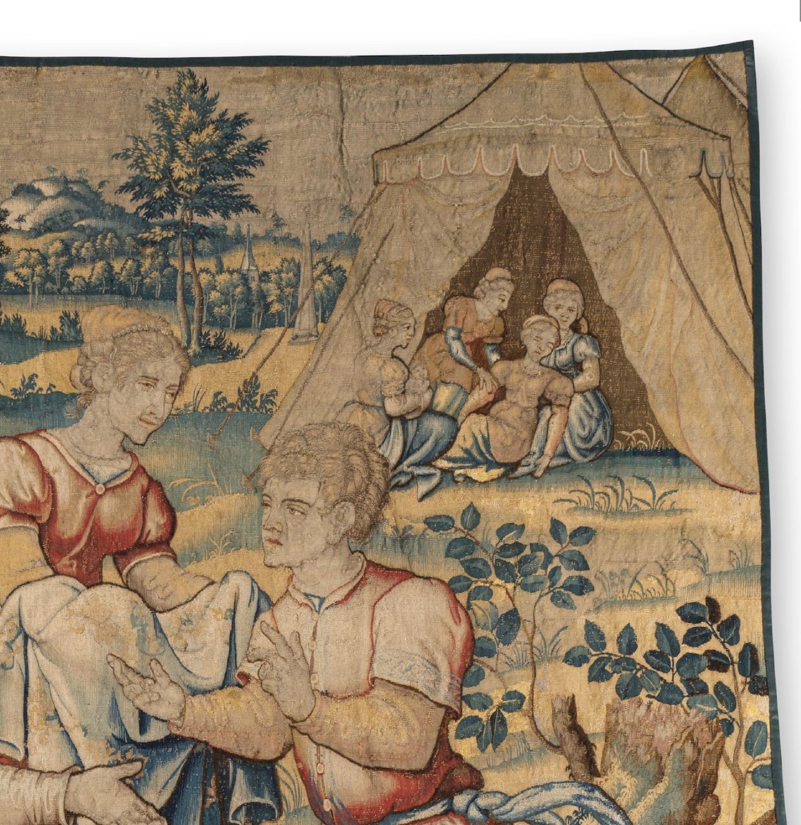 17th-century Flemish Tapestry - Scene From The Life Of Abraham - High Period 17th-photo-3
