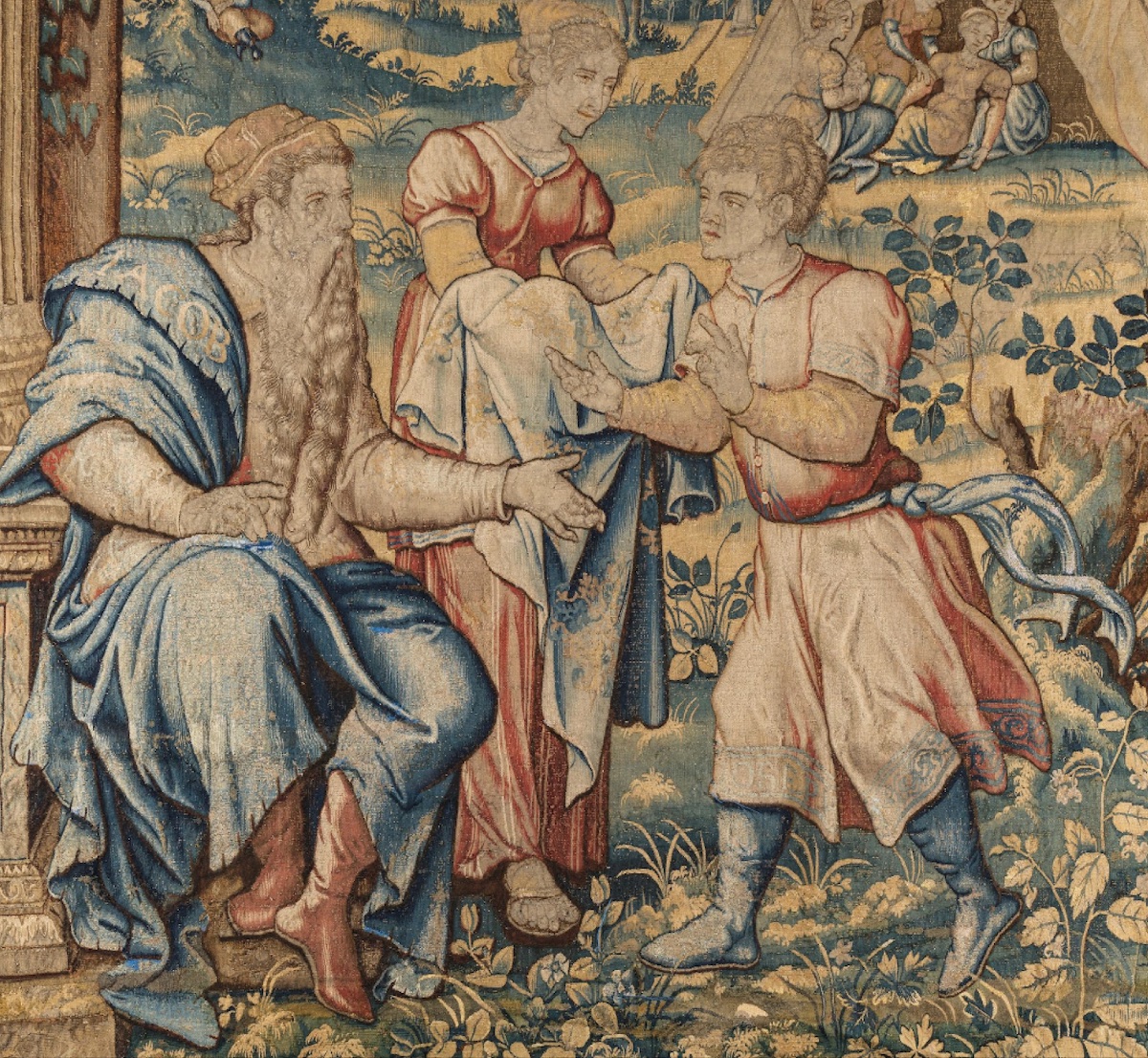 17th-century Flemish Tapestry - Scene From The Life Of Abraham - High Period 17th-photo-3