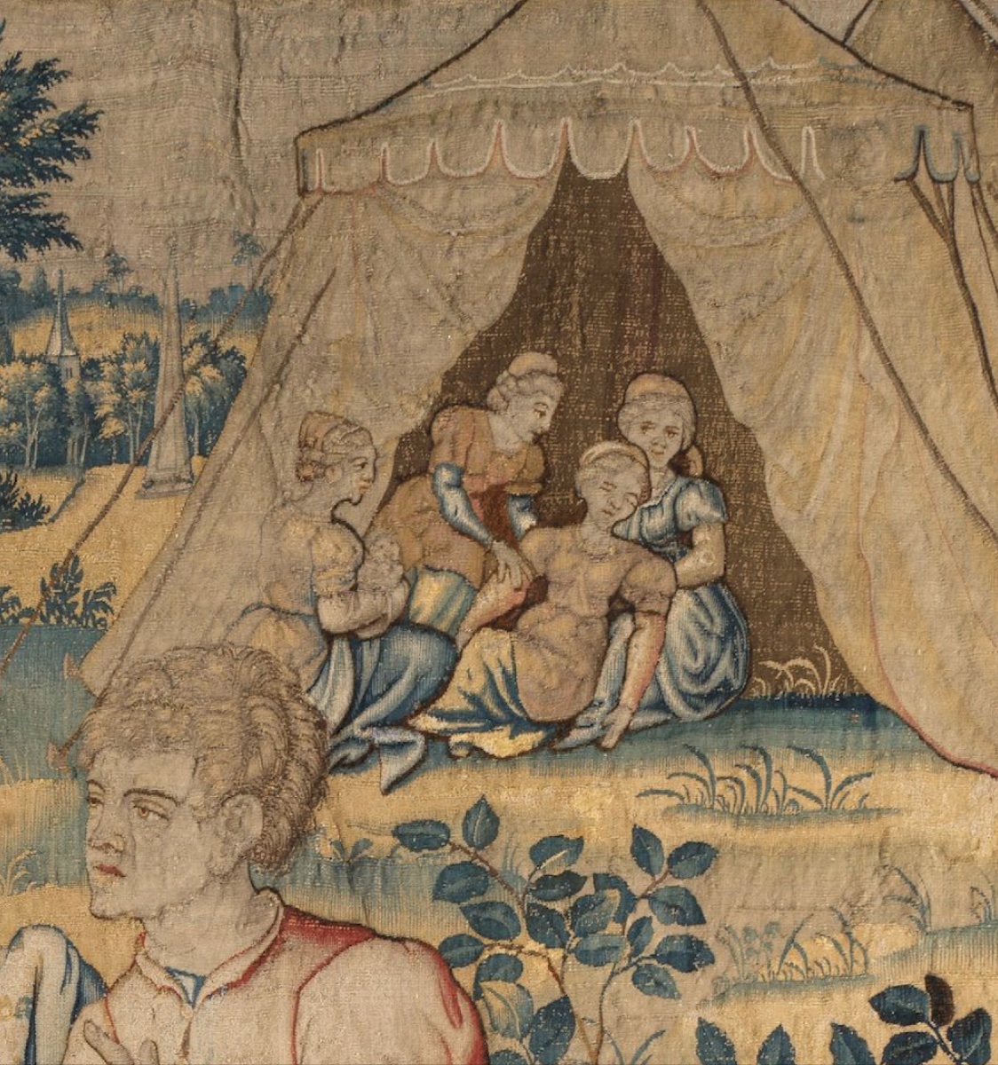 17th-century Flemish Tapestry - Scene From The Life Of Abraham - High Period 17th-photo-4