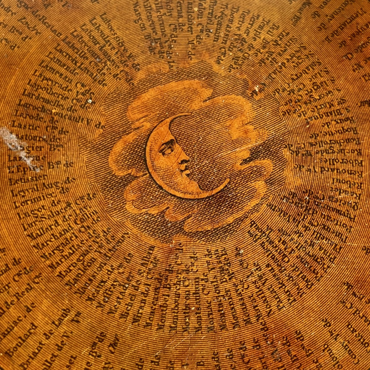 Boîte à décor de l'Adresse des 221, époque Charles X vers 1830 - XIXe siècle Monarchie 19e-photo-1