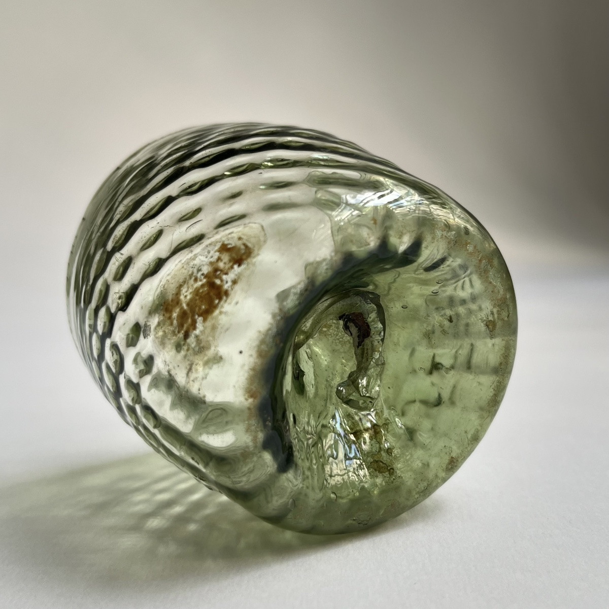 Glass Beaker With Spiral Decoration - Lorraine, Late 15th - Early 16th Century - Haute époque-photo-3