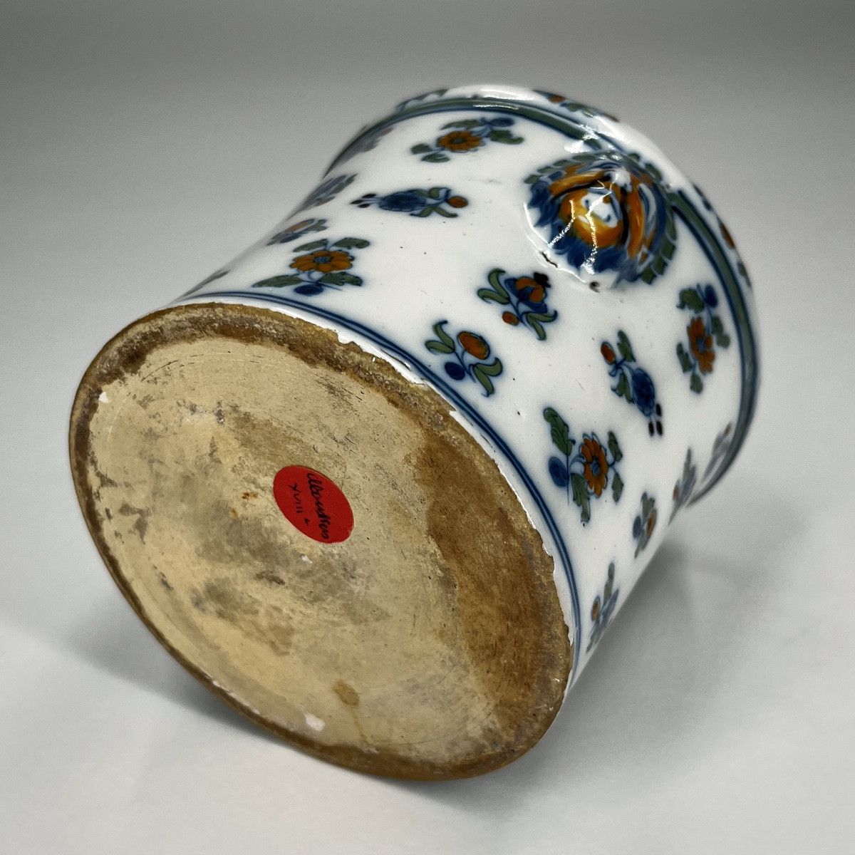 Moustiers Earthenware Glass Cooler 18th Century Individual Cool Bucket 18th Century-photo-8