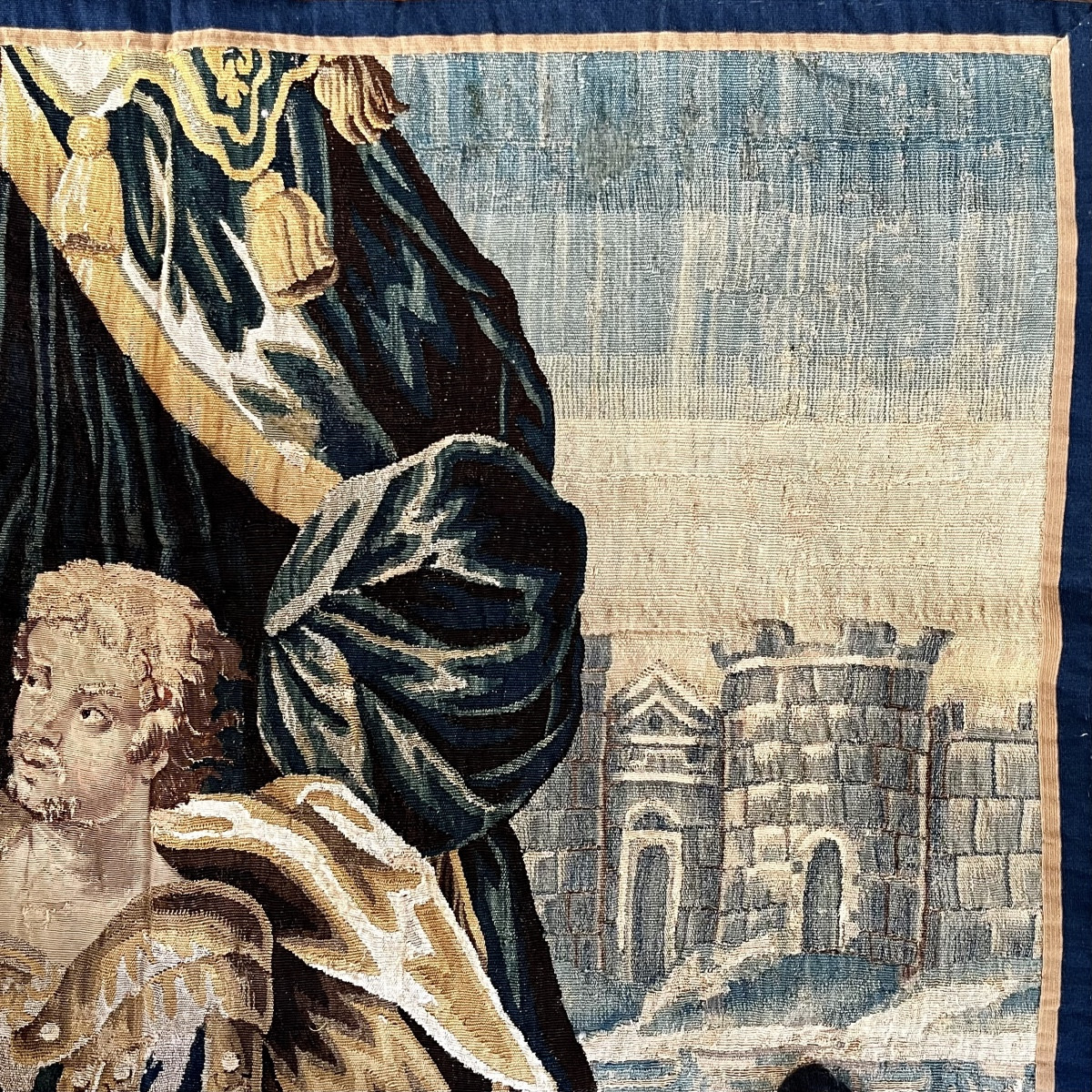 Les Amours De Pâris Et Hélène - Aubusson Tapestry, 17th Century After Isaac Moillon 17th Century-photo-1