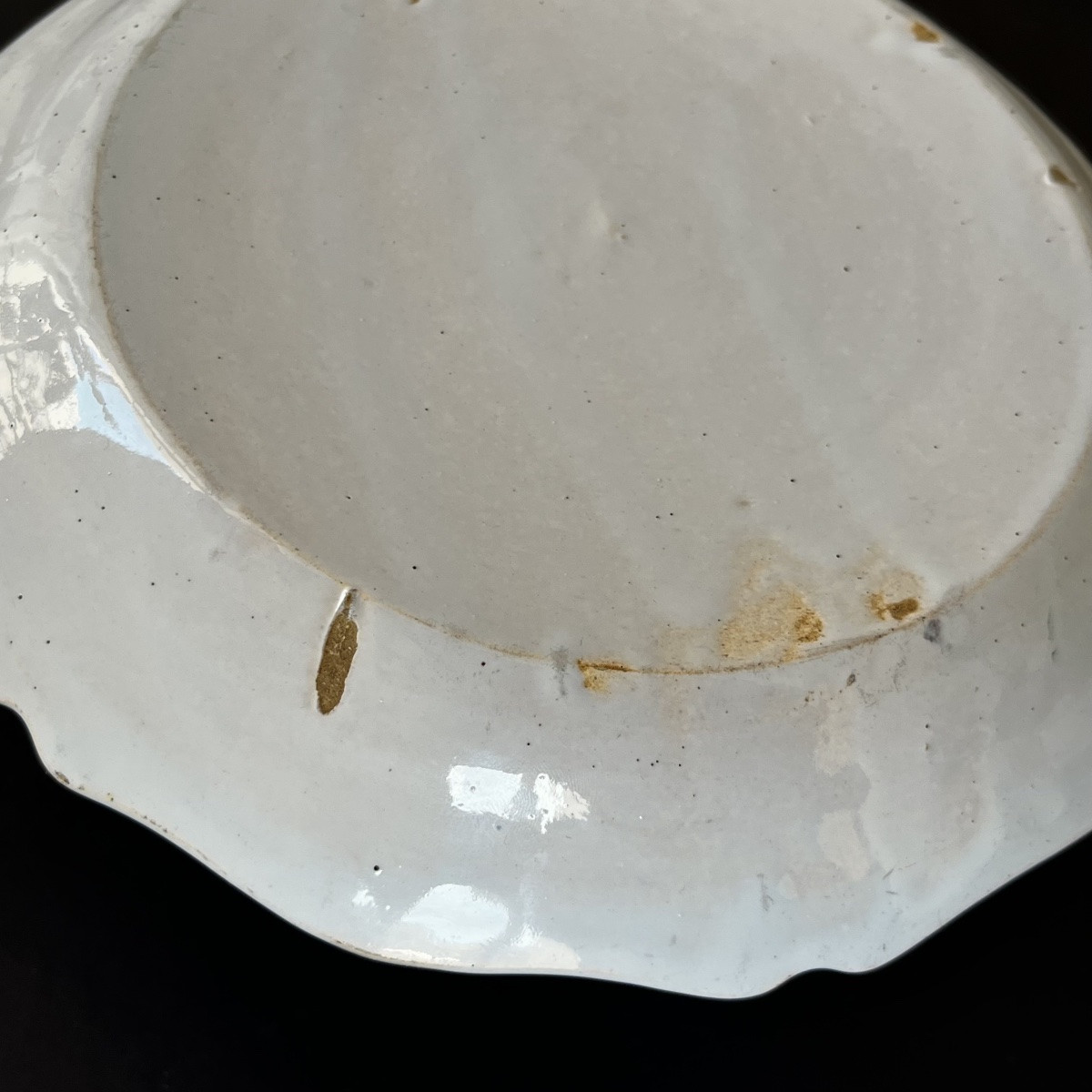 Plate With Chinese With Parasol In Nevers Earthenware 18th Century 18th Century-photo-5