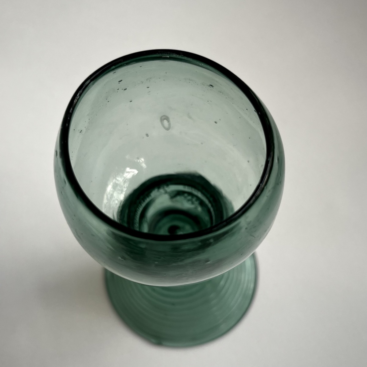 Two Römer Wine Glasses From Germany Or The Netherlands, 18th-century Blown Glass-photo-2