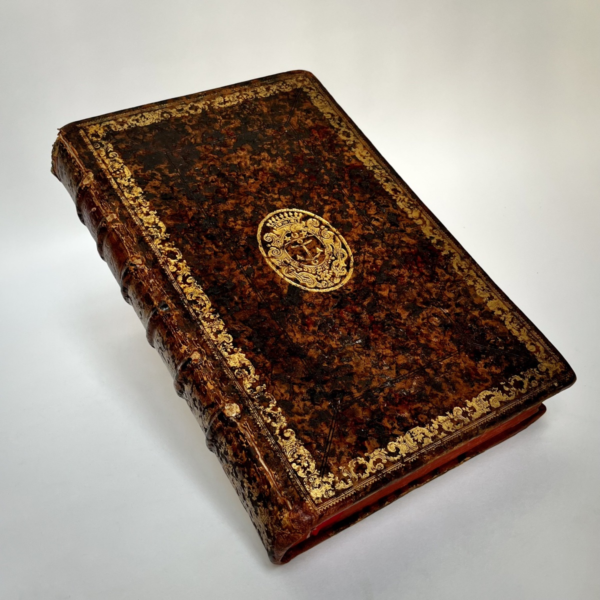 Large Secret Compartment Box Made From The 1718 Moreri Dictionary—18th-century Book, 18th
