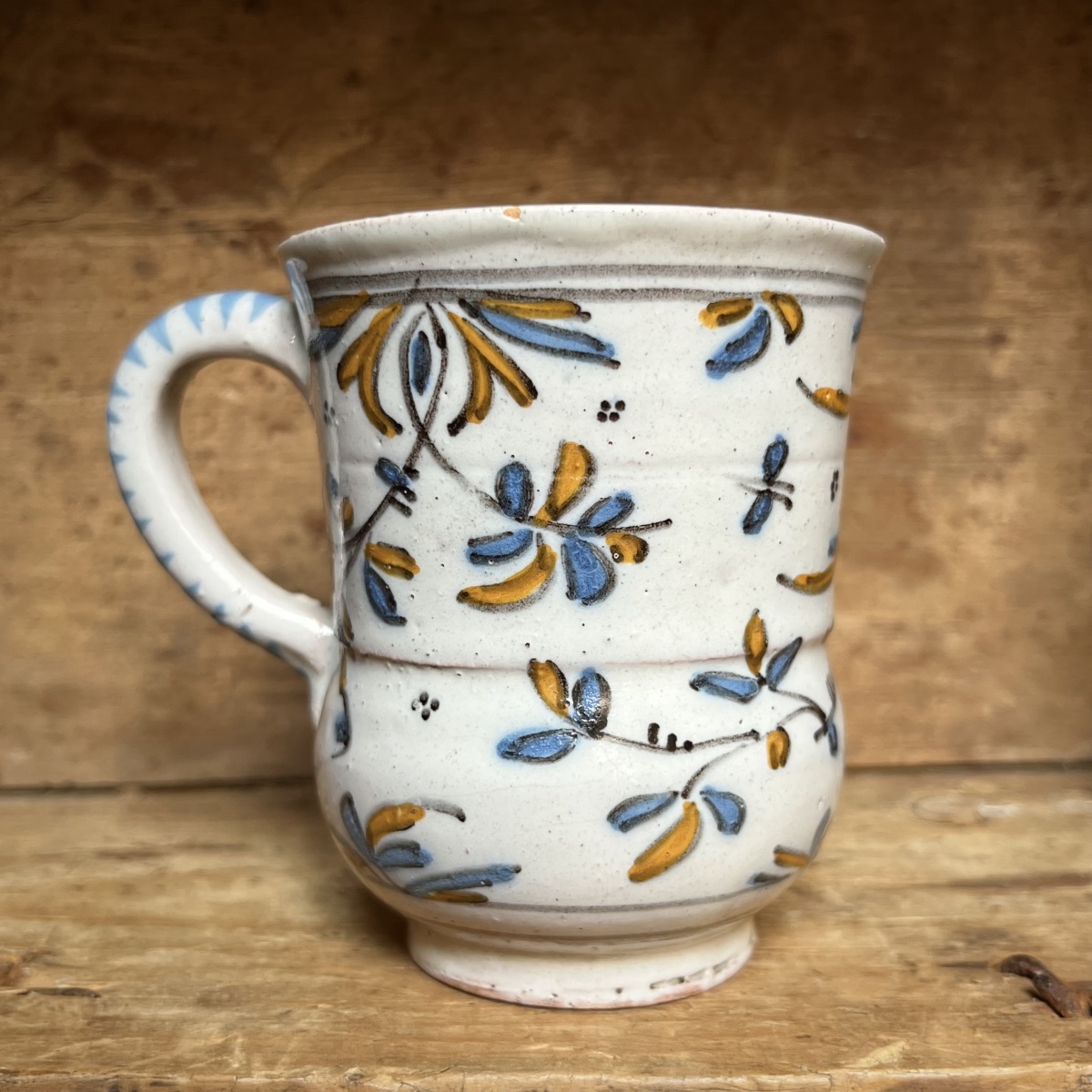 Tasse et sa sous-tasse en faïence de Lyon fin du XVIIIe siècle 18e-photo-4