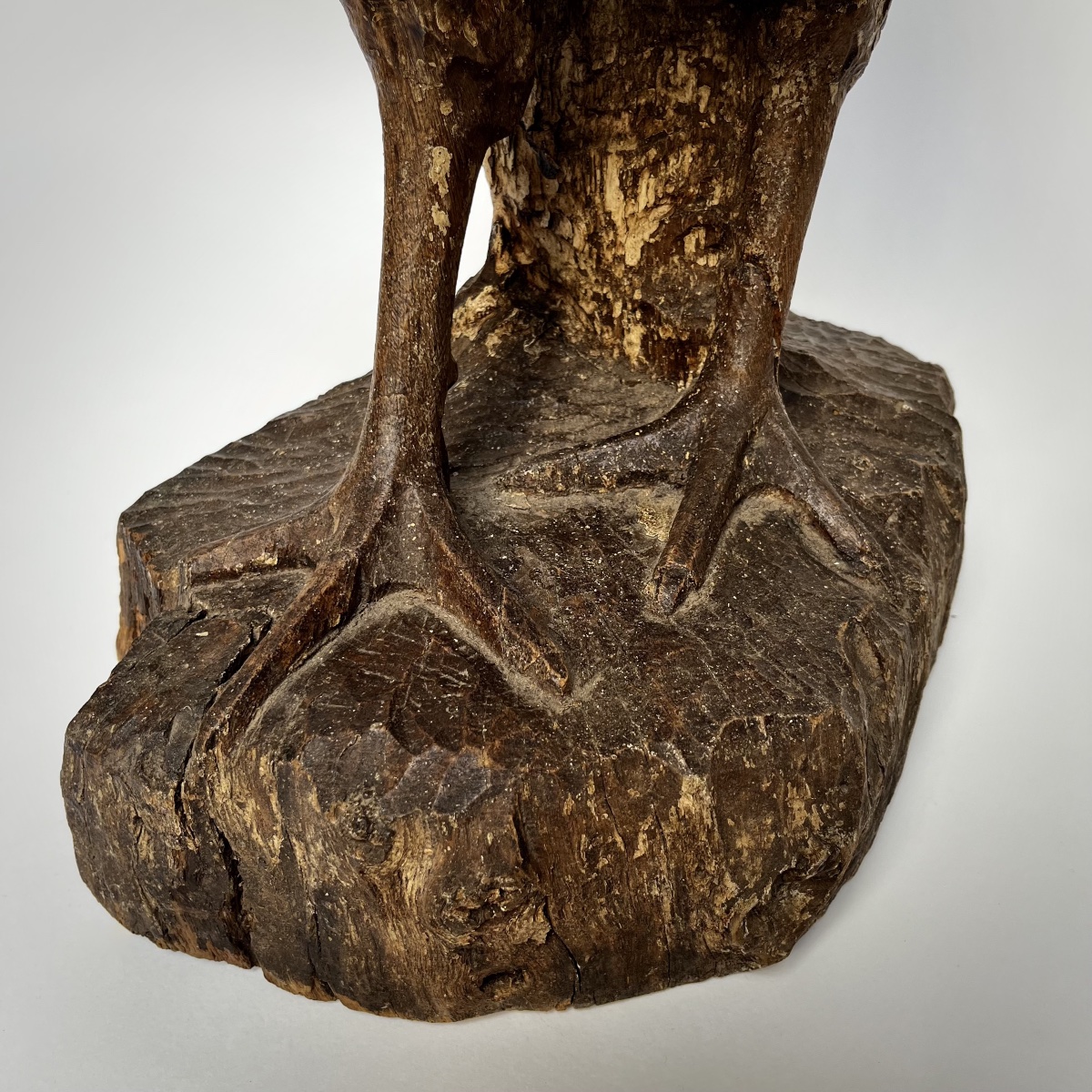 Large Carved Wooden Rooster - Folk Art From The Late 19th–early 20th Century-photo-1