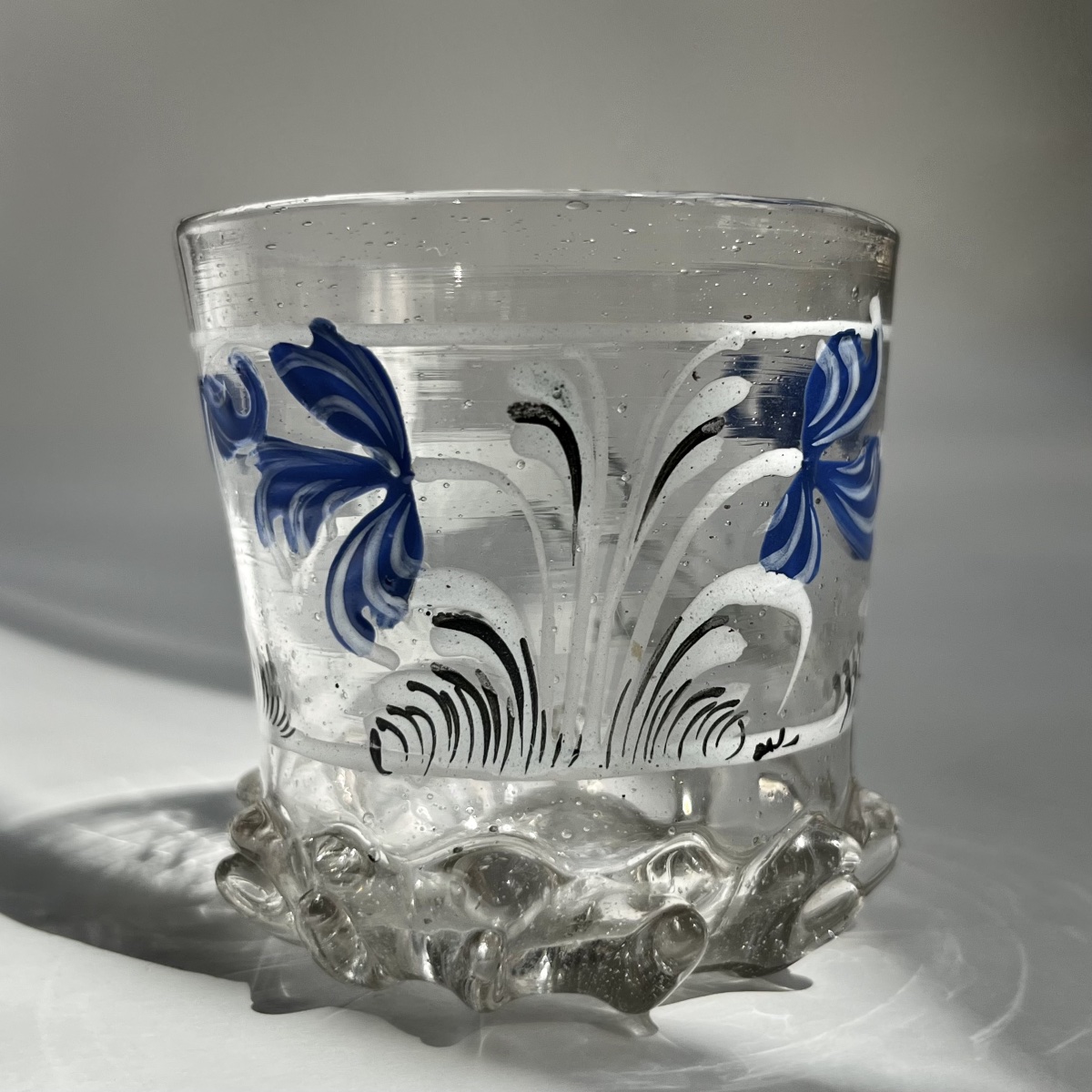 Enameled Glass Goblet, Circa 1700, Decorated With A Doe—germany, Switzerland, 18th Century-photo-4