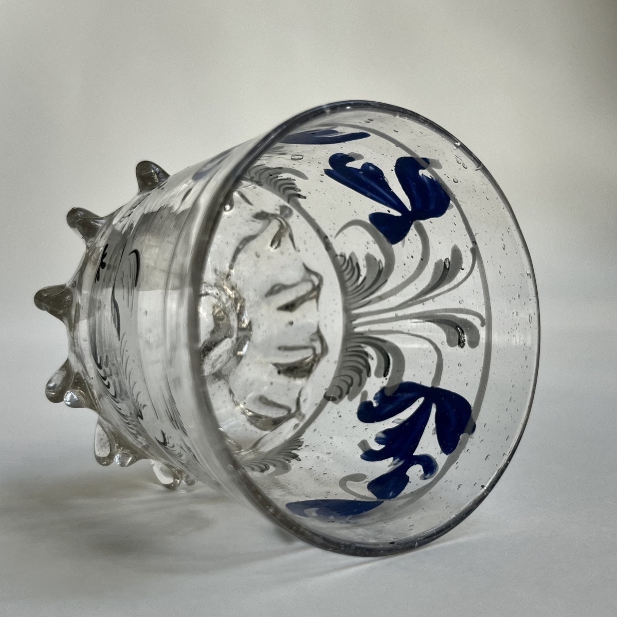Enameled Glass Goblet, Circa 1700, Decorated With A Doe—germany, Switzerland, 18th Century-photo-2