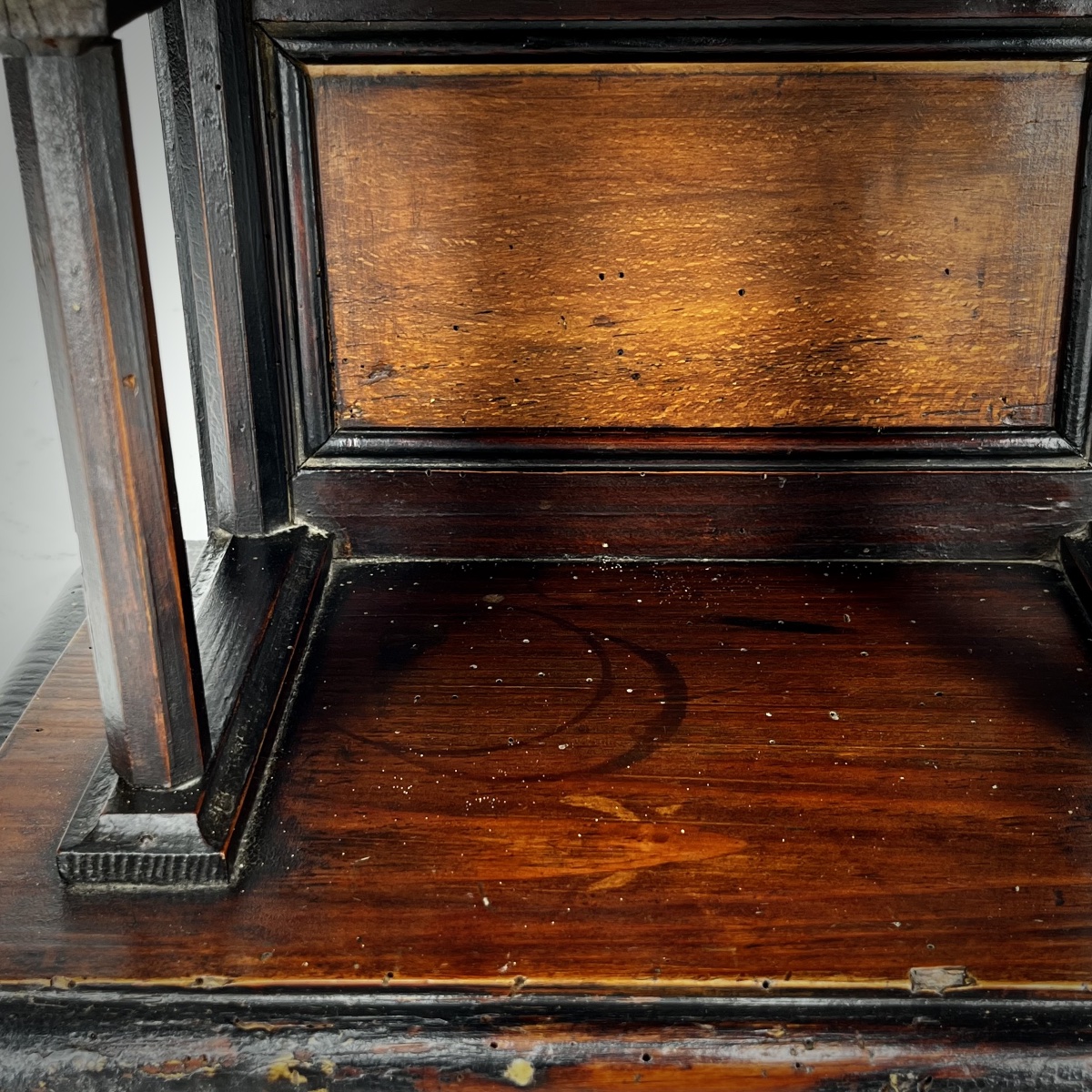 Two-part Cabinet / Miniature Cabinet—haute époque Style, 19th-century Folk Art-photo-5