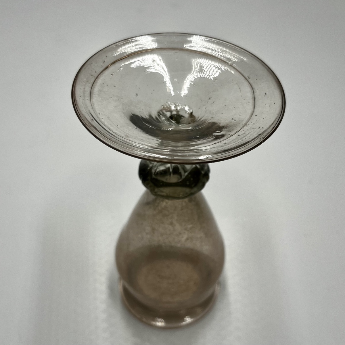 Pilulier en verre soufflé du XVIIIe siècle - Manufacture de la Margeride ? pharmacie 18e-photo-3