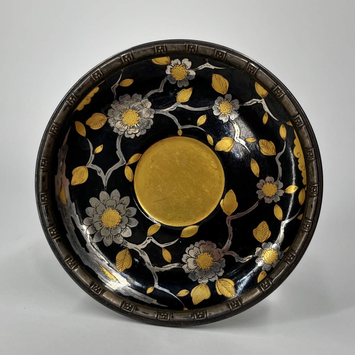 Paire de tasses en porcelaine et argent d'époque Art nouveau par Frédéric Hennig XXe siècle 20e-photo-2