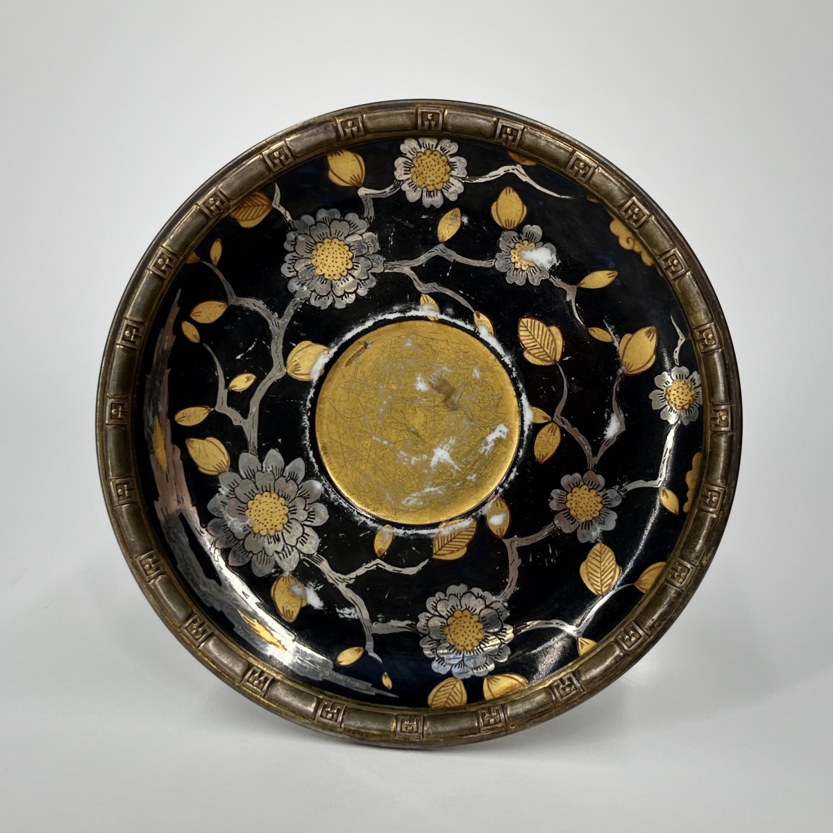 Paire de tasses en porcelaine et argent d'époque Art nouveau par Frédéric Hennig XXe siècle 20e-photo-3