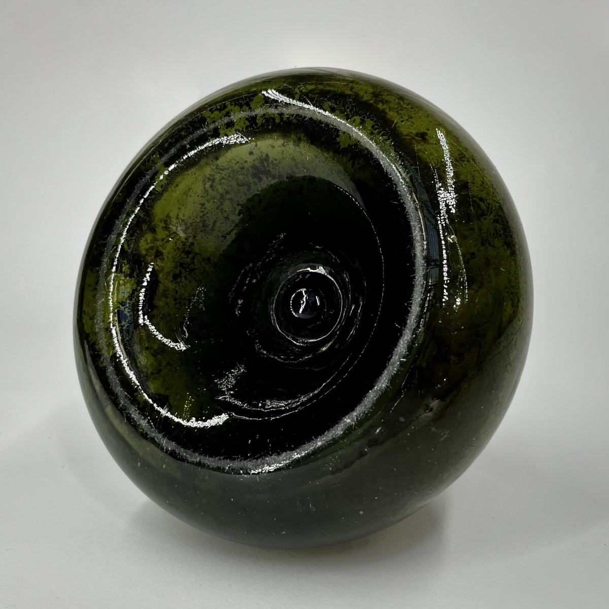 Hand-blown Glass Wine Bottle - Fritz Glimpfs, Amsterdam - 19th Century-photo-5