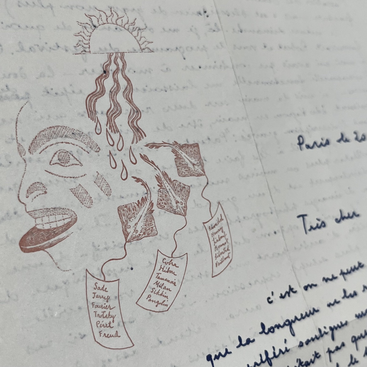 André Breton - Signed Autograph Letter To Gérard Legrand - May 1965 - Surrealist Manuscript