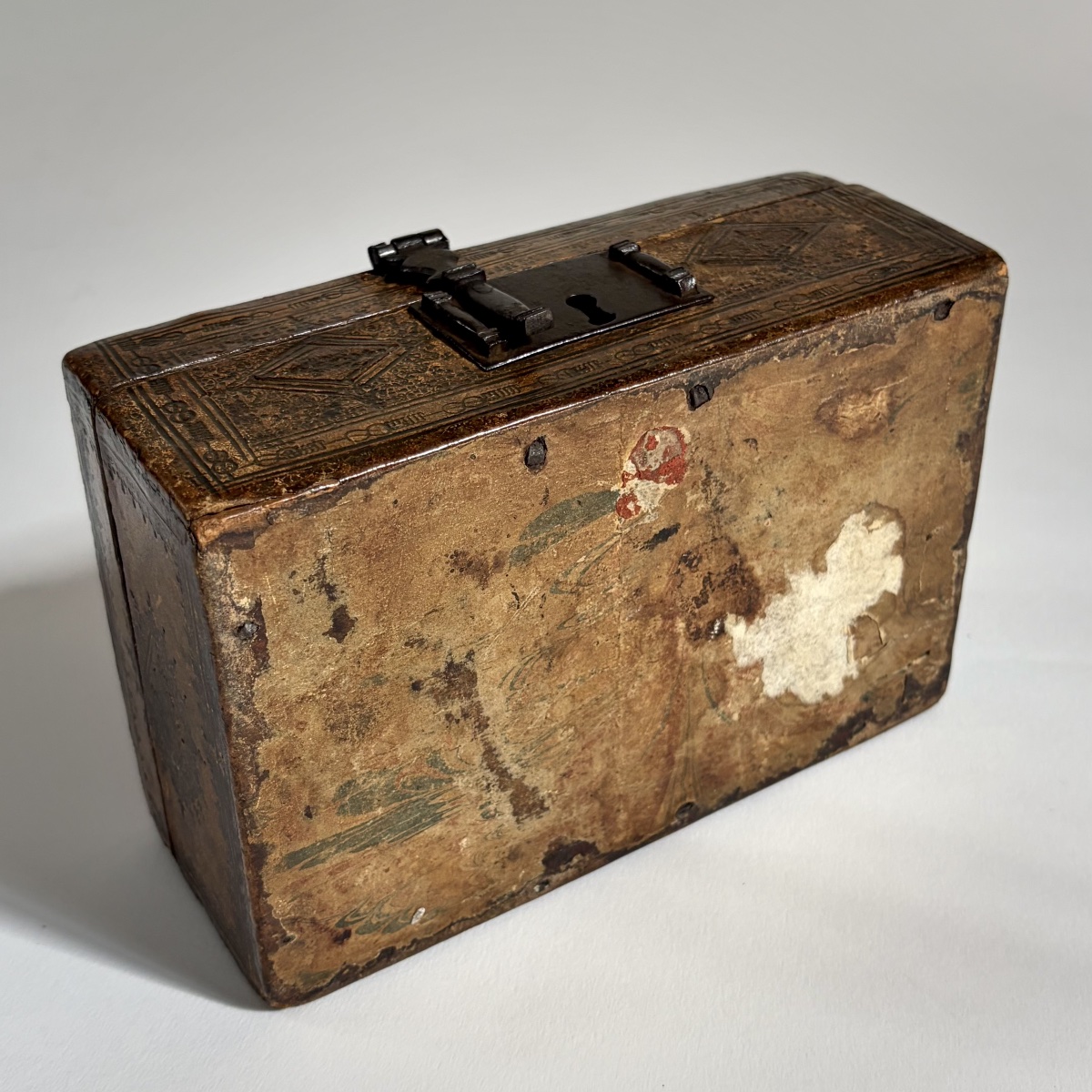 Louis XIV-era Embossed Leather Messenger's Case—late 17th To Early 18th Century -photo-8