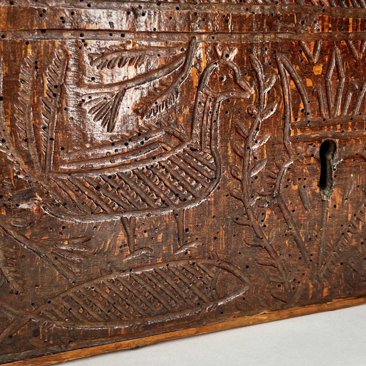 Strategy Game Set – 18th-century Norman Folk Art-photo-3