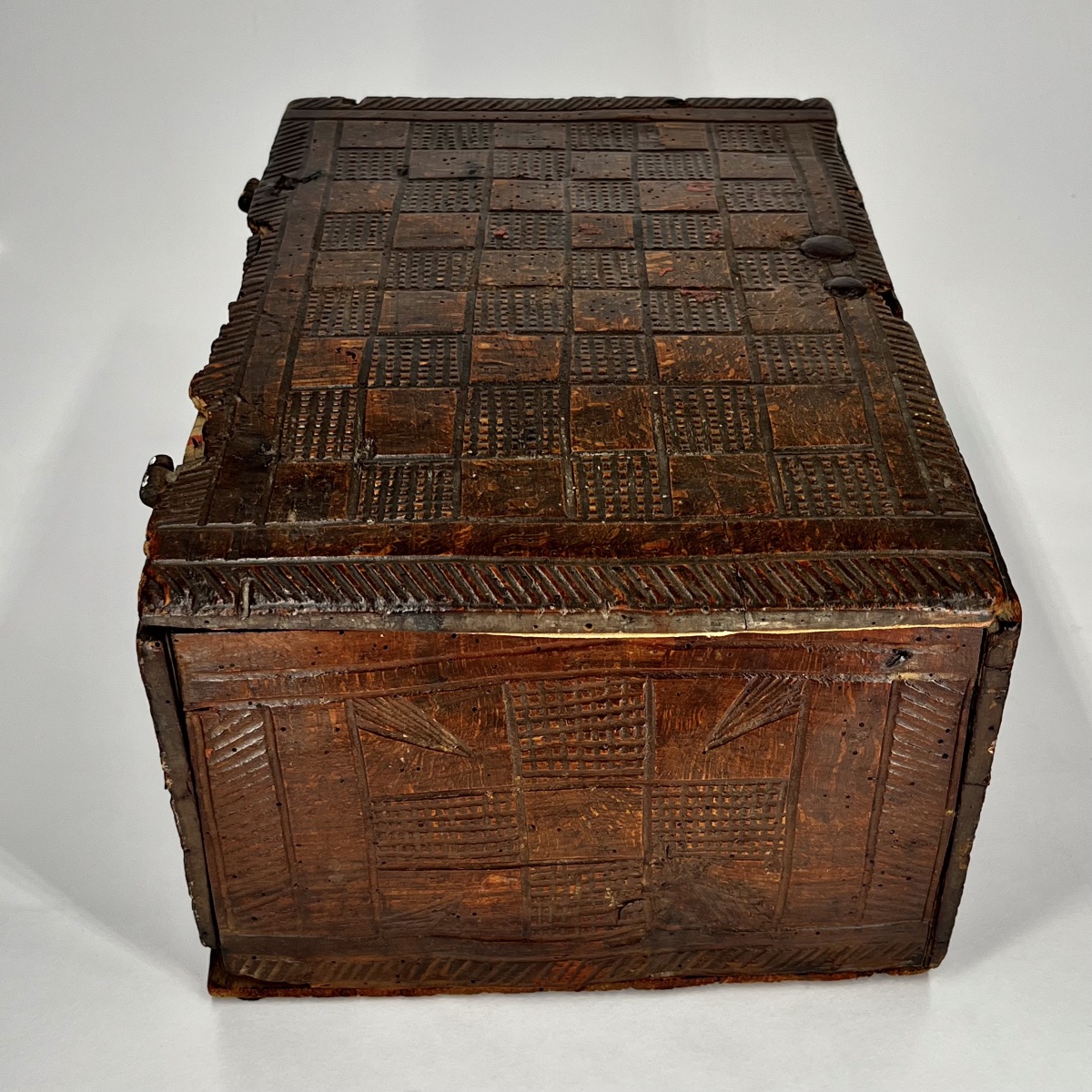 Strategy Game Set – 18th-century Norman Folk Art-photo-4