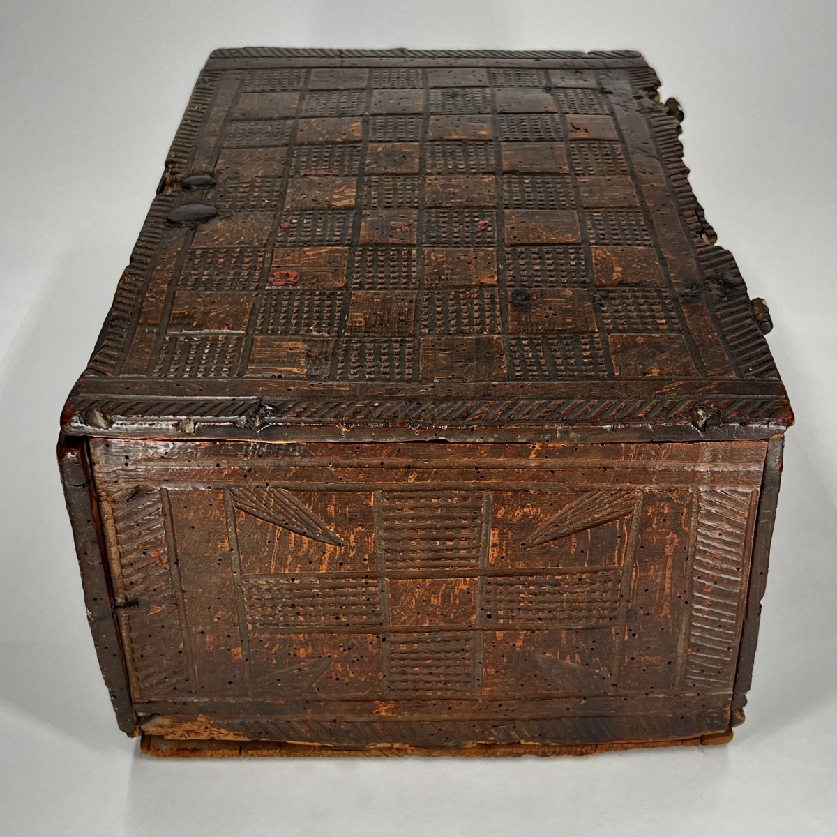 Strategy Game Set – 18th-century Norman Folk Art-photo-4