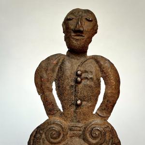 Enseigne en fer estampé repoussé XVIIIe siècle art populaire 18e
